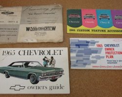 1965 Chevrolet Bel Air Owner's Manual Set