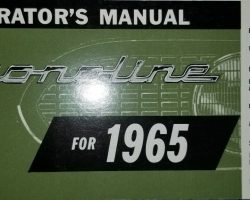 1965 Ford E-100 Econoline Owner's Manual