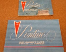 1965 Pontiac LeMans Owner's Manual Set