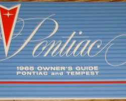 1965 Pontiac Star Chief Owner's Manual