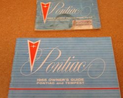 1965 Pontiac Star Chief Owner's Manual Set