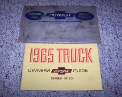1965 Chevrolet Truck 10-30 Series Owner's Manual Set