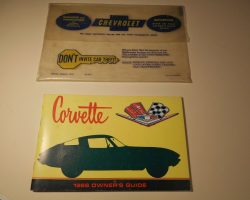 1966 Chevrolet Corvette Owner's Manual Set