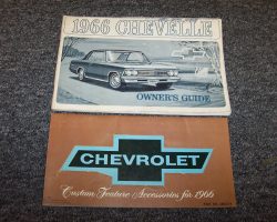 1966 Chevrolet Chevelle Owner's Manual Set