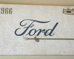 1966 Ford Custom Owner's Manual
