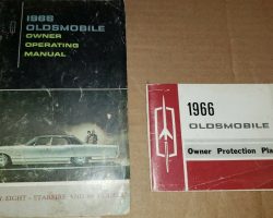1966 Oldsmobile Ninety-Eight, Starfire & 88 Owner's Manual Set