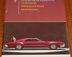 1966 Oldsmobile Toronado Owner's Manual Set