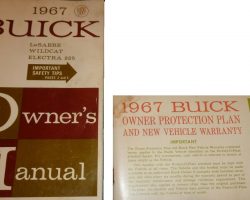 1967 Buick Electra 225, LeSabre, Wildcat Owner's Manual Set