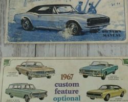 1967 Chevrolet Camaro Owner's Manual Set