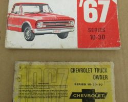 1967 Chevrolet Truck 10-30 Series Owner's Manual Set