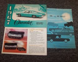 1967 Chevrolet Caprice Owner's Manual Set