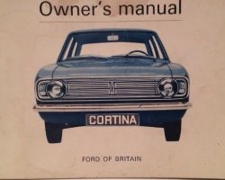 1967 Ford Cortina Owner's Manual
