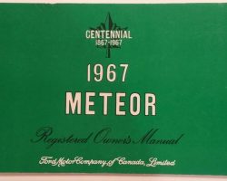 1967 Mercury Meteor Owner's Manual