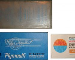 1967 Plymouth Fury Owner's Manual Set