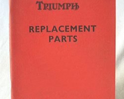 1967 Triumph Daytona T100R / T100T Parts Catalog Manual