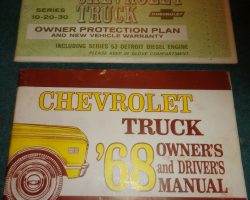 1968 Chevrolet Suburban Owner's Manual Set