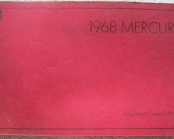 1968 Mercury Parklane Owner's Manual