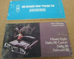1968 Oldsmobile Ninety-Eight Owner's Manual Set