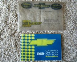 1969 Chevrolet Camaro Owner's Manual Set