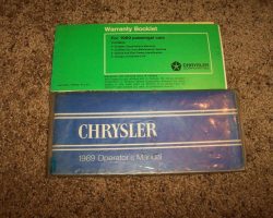 1969 Chrysler 300 Owner's Manual Set