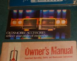 1970 Oldsmobile Cutlass, Cutlass Supreme, 442, F-85 & Station Wagon Owner's Manual Set