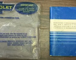 1971 Chevrolet Bel Air Owner's Manual Set