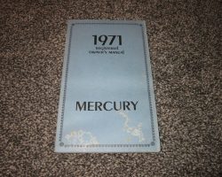 1971 Mercury Colony Park Owner's Manual