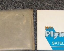 1971 Plymouth Satellite, GTX & Road Runner Owner's Manual Set