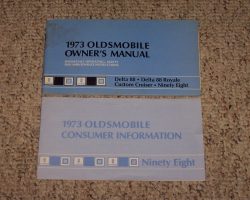 1973 Oldsmobile Custom Cruiser Owner's Manual Set