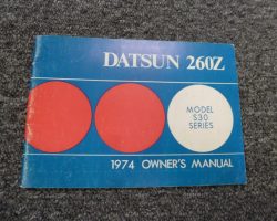 1974 Datsun 260Z Owner's Manual