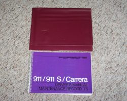 1975 Porsche 911, 911S & 911 Carrera Owner's Manual Set