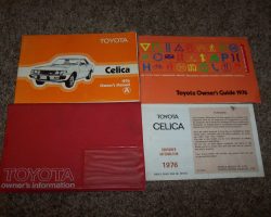 1976 Toyota Celica Owner's Manual Set