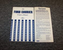 1976 Ford Courier Owner's Manual Set