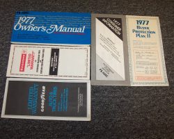 1977 AMC Pacer Owner's Manual Set