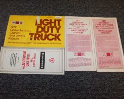 1977 Chevrolet Light Duty Truck Owner's Manual Set