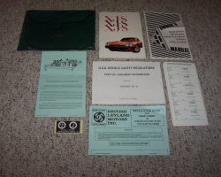 1978 Jaguar XJ-S Owner's Manual Set