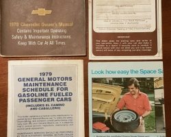 1979 Chevrolet Nova Owner's Manual Set