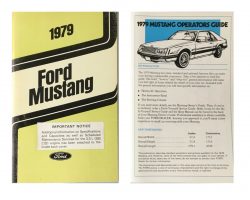 1979 Ford Mustang Owner's Manual Set