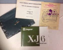 1979 Jaguar XJ6 Series 2 With Fuel Injection Owner's Manual Set