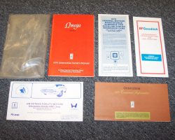 1979 Oldsmobile Omega Owner's Manual Set