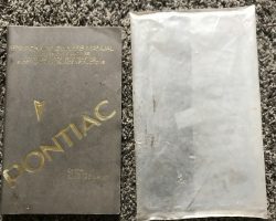 1979 Pontiac Bonneville & Catalina Owner's Manual Set