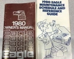 1980 AMC Eagle Owner's Manual Set