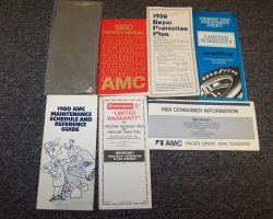 1980 AMC AMX Owner's Manual Set