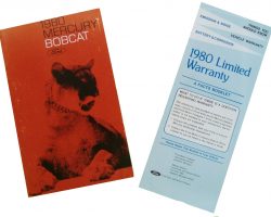 1980 Mercury Bobcat Owner's Manual Set