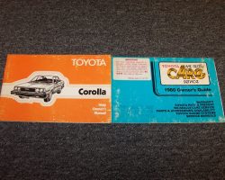 1980 Toyota Corolla Owner's Manual Set