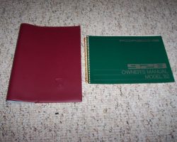 1982 Porsche 928 Owner's Manual Set