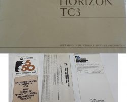 1982 Plymouth Horizon & TC3 Owner's Manual Set