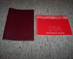 1983 Porsche 944 Owner's Manual Set