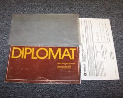 1983 Dodge Diplomet Owner's Manual Set