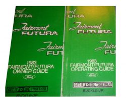 1983 Ford Fairmont Futura Owner's Manual Set